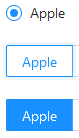 state concept on a Radio Button component in Ant Design.