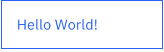 outline concept on a Button component in Carbon Design System.