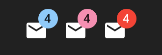 basic concept on a Badge component in Material Components Web.