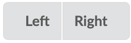 horizontally attached concept on a Button component in Semantic UI.